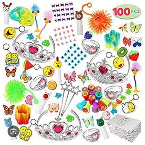 Toy 100 PC Party Favor Toy&Accessoryfor Girls, Kids Party Favor, Birthday Party